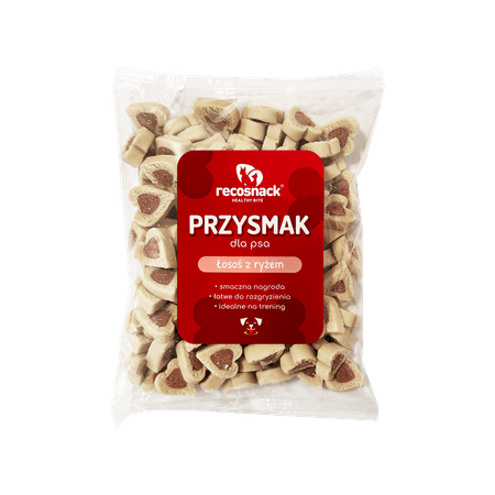 Przysmak łosoś z ryżem