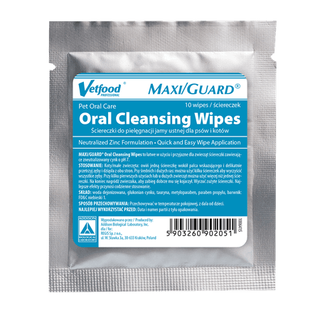 MAXI/GUARD Oral Cleansing Wipes 10 szt